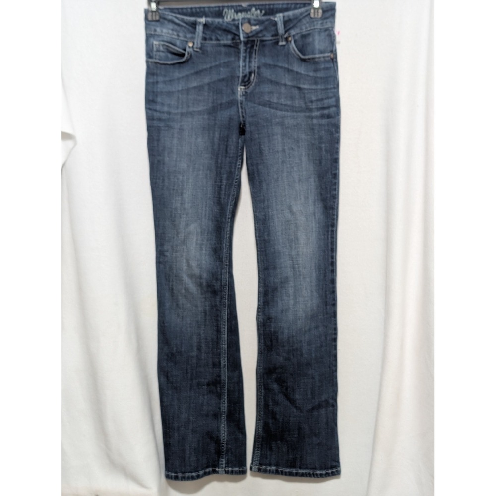 Wrangler Womens Dark Wash Bootcut Jeans Stretch Denim 09MWZDO 5x32